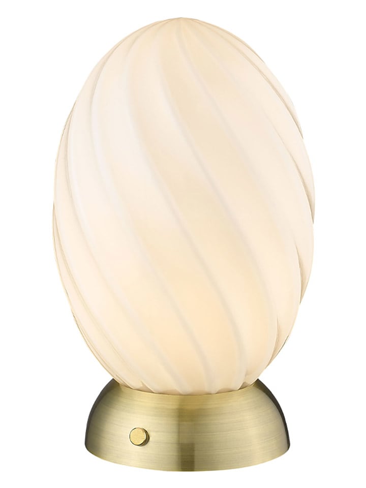 Halo Design Lampa stołowa "Twist" w kolorze białym - wys. 22 x Ø 15 cm rozmiar: onesize