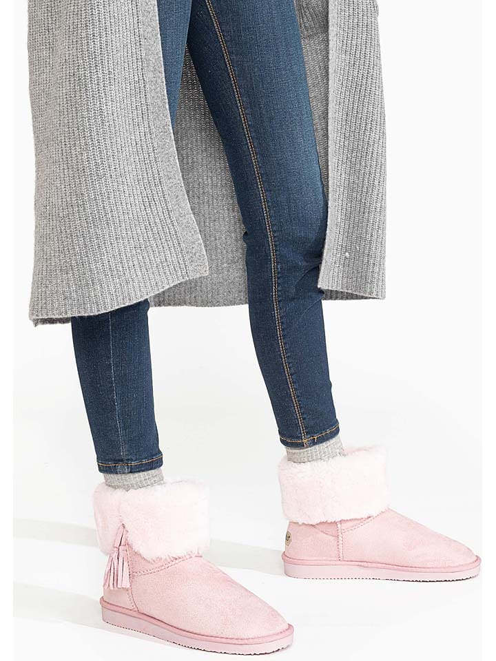 Blackfield Botki zimowe "Clary" w kolorze jasnoróżowym rozmiar: 39