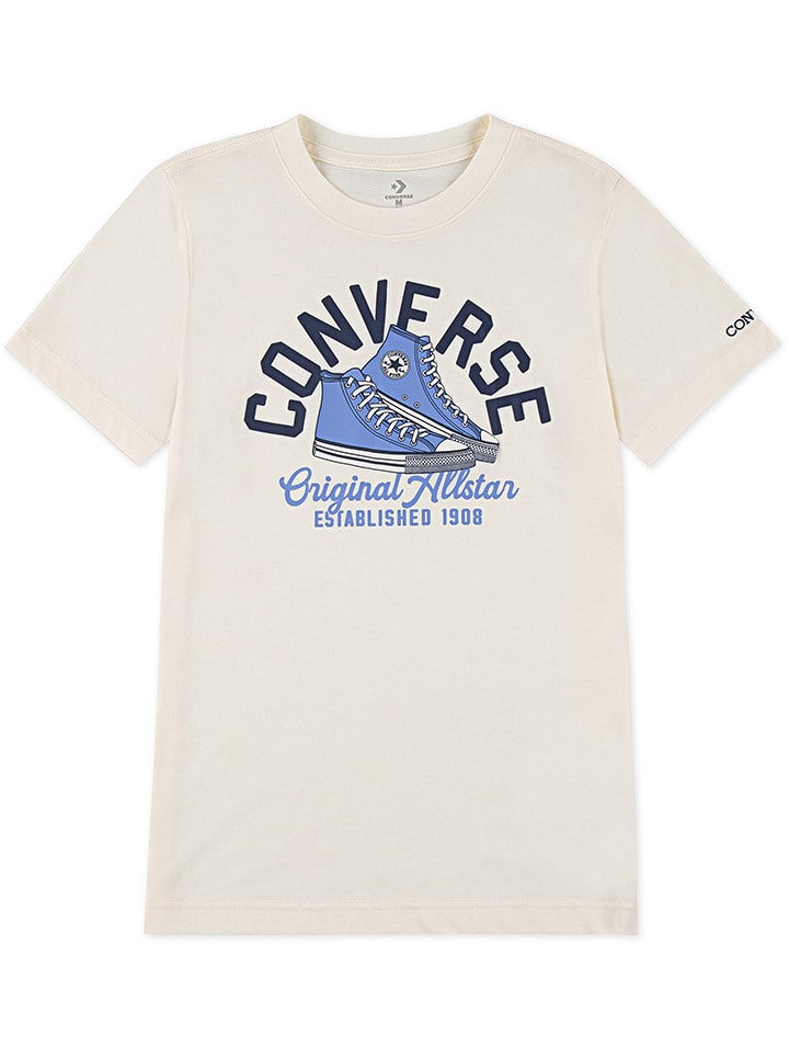 Converse Koszulka w kolorze kremowym rozmiar: 158-170