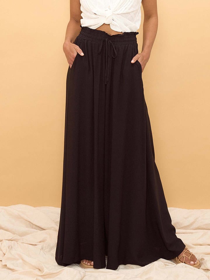 Tazga Spodnie w kolorze czarnym rozmiar: 38