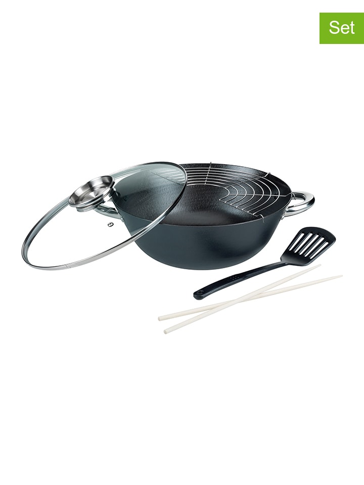 GSW 5-częściowy zestaw w kolorze czarnym - Ø 32 cm rozmiar: onesize