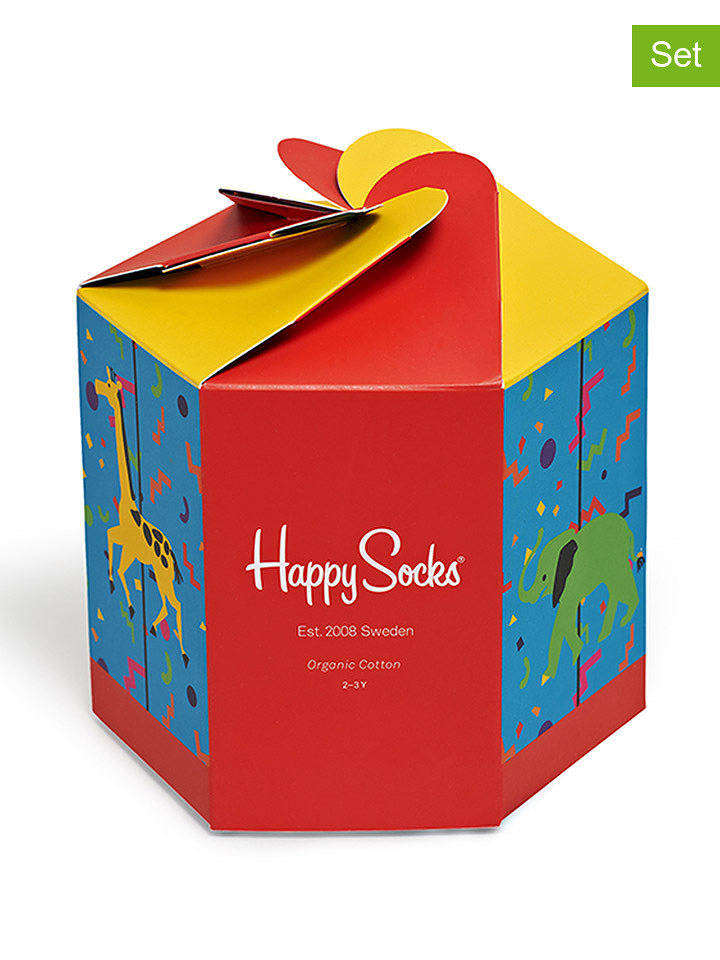 Happy Socks Skarpety (4 pary) "Cats & Dogs" ze wzorem rozmiar: 22-24