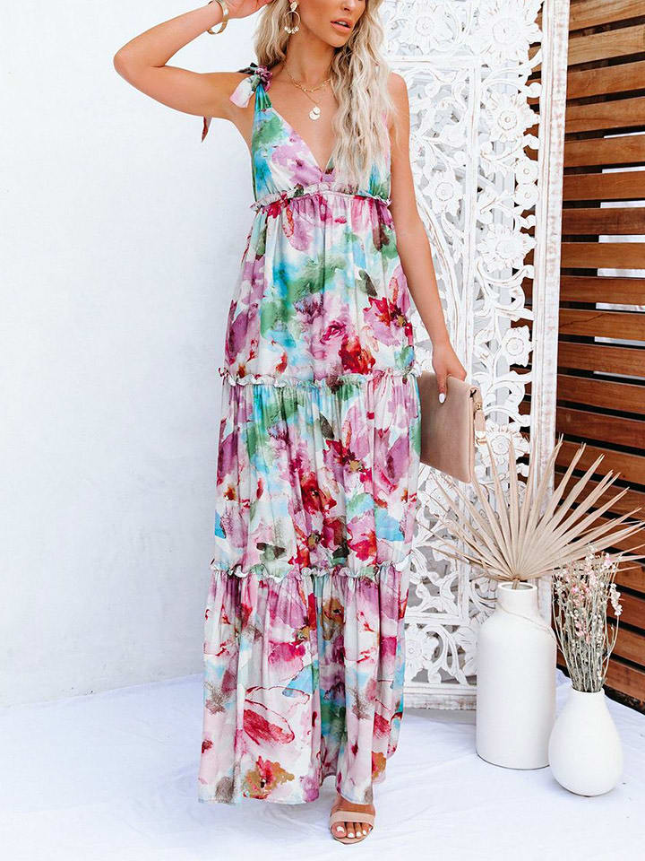 Milan Kiss Sukienka w kolorze białym ze wzorem rozmiar: S