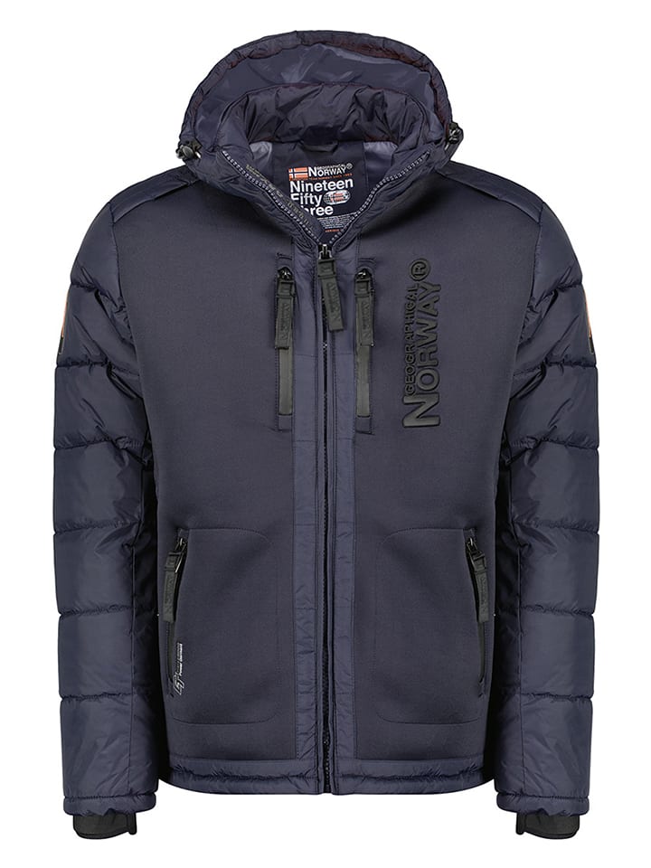 Geographical Norway Kurtka zimowa "Beachwood" w kolorze granatowym rozmiar: M