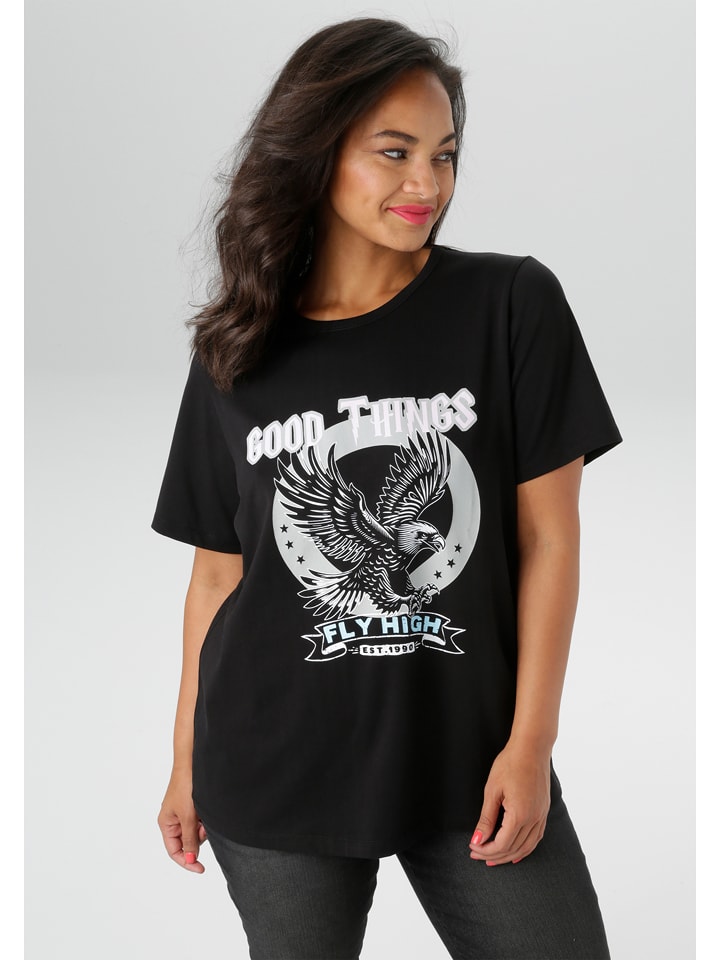 Aniston Koszulka w kolorze czarnym rozmiar: 50