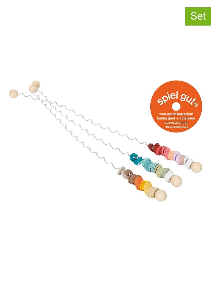 small foot Spirale (3 szt.) w różnych kolorach - 3+ rozmiar: onesize