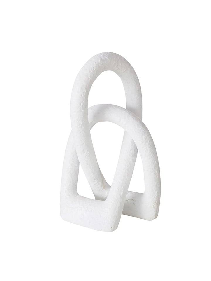 Boltze Dekoracja "Tetrys" w kolorze białym - 12 x 20 x 8 cm rozmiar: onesize