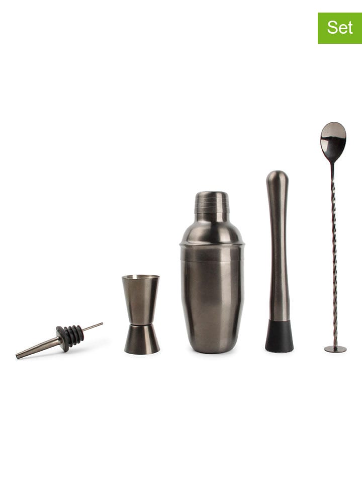 Salt and Pepper 7-częściowy zestaw koktajlowy w kolorze czarnym rozmiar: onesize