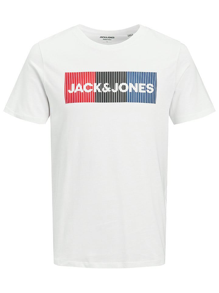 Jack & Jones Koszulka w kolorze białym rozmiar: M