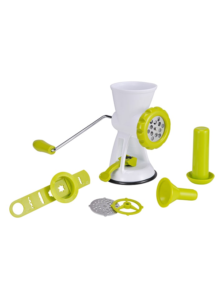 Chefware Maszynka w kolorze zielono-białym do mięsa - 20 x 22 x 12 cm rozmiar: onesize