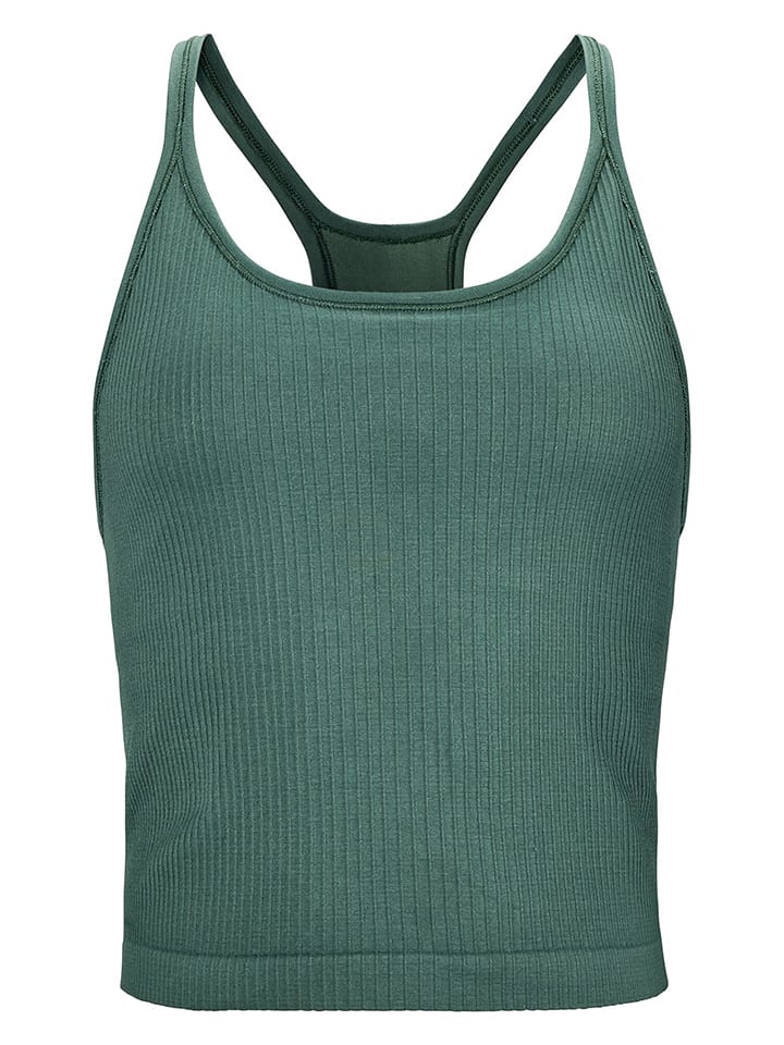 Odlo Top sportowy "Infinity" w kolorze zielonym rozmiar: XL