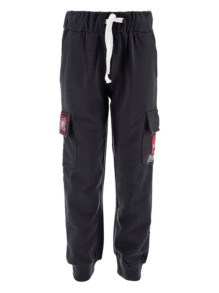 Spiderman Spodnie dresowe "Spider-Man" w kolorze antracytowym rozmiar: 104