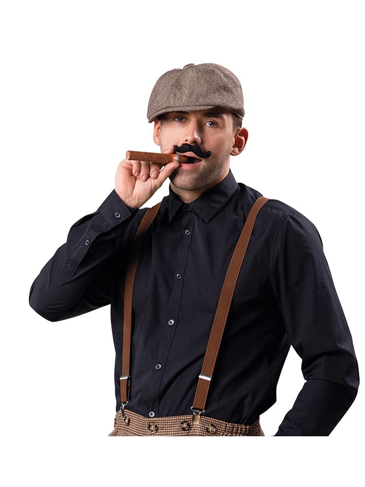 Party x People 4-częściowy zestaw akcesoriów "20s" w kolorze brązowym rozmiar: onesize