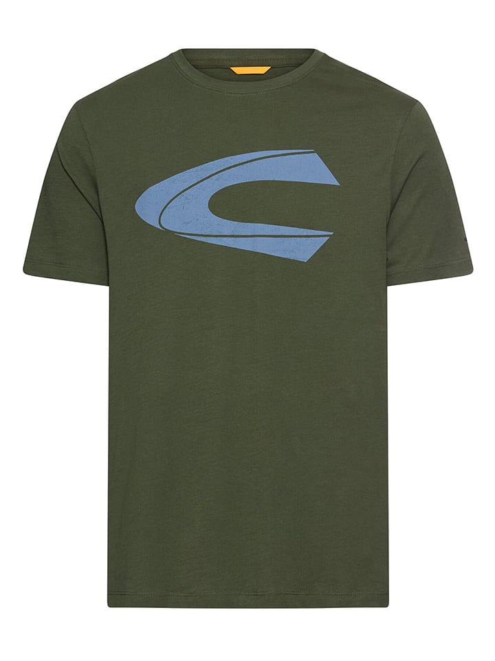 Camel Active Koszulka w kolorze ciemnozielono-błękitnym rozmiar: 3XL