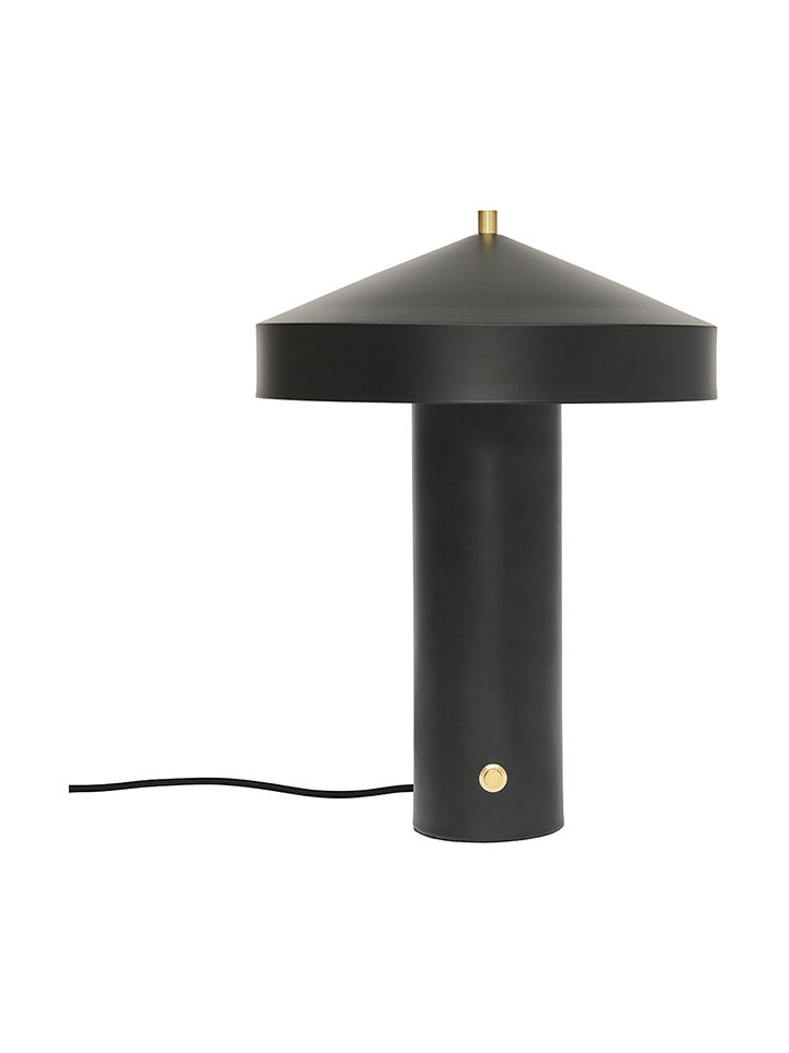 OYOY living design Lampa stołowa "Hatto" w kolorze czarnym - wys. 30 x Ø 41 cm rozmiar: onesize