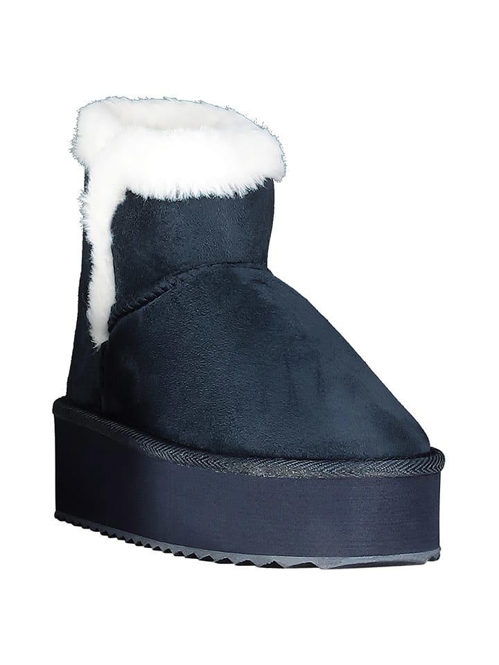 Geographical Norway Botki zimowe "Oslo" w kolorze granatowym rozmiar: 40