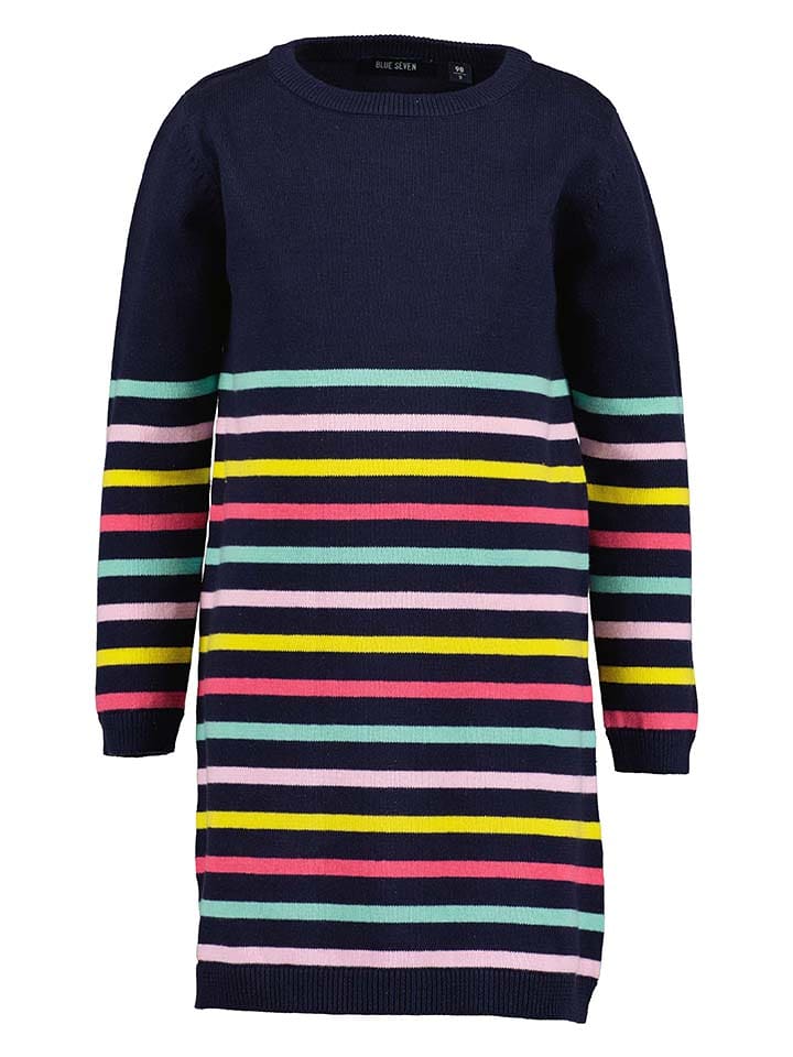 Blue Seven Sukienka dzianinowa ze wzorem rozmiar: 92