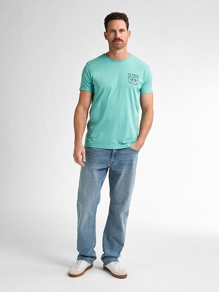 Petrol Industries Koszulka w kolorze turkusowym rozmiar: XL