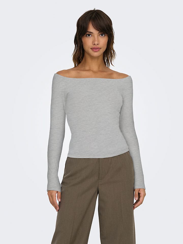 ONLY Koszulka w kolorze szarym rozmiar: XL