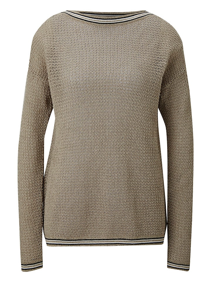 Heine Sweter w kolorze beżowym rozmiar: 36/38