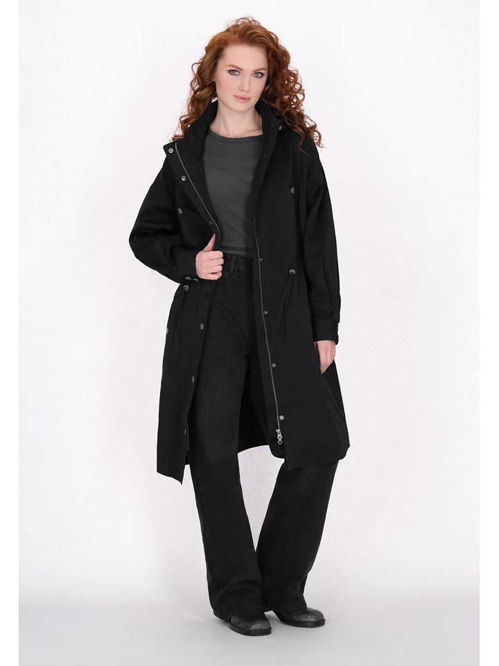 Schmuddelwedda Parka w kolorze czarnym rozmiar: S