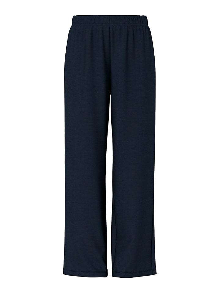 Pieces Spodnie dresowe "Chilli" w kolorze granatowym rozmiar: S