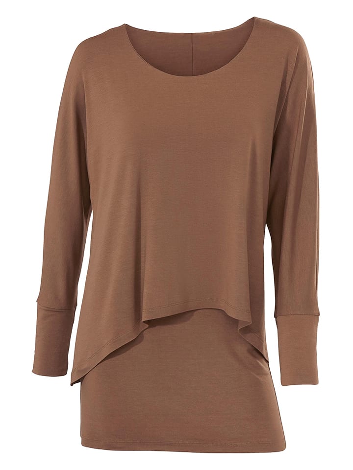 Heine Koszulka w kolorze jasnobrązowym rozmiar: 50