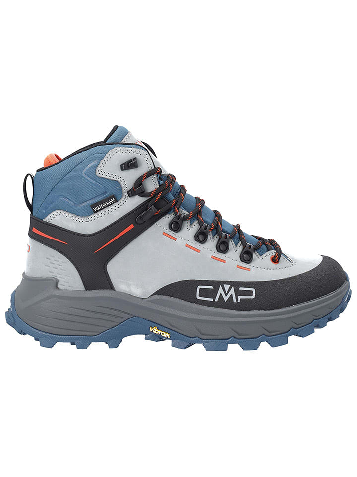 cmp Skórzane botki trekkingowe "Tytanus" w kolorze błękitnym rozmiar: 42