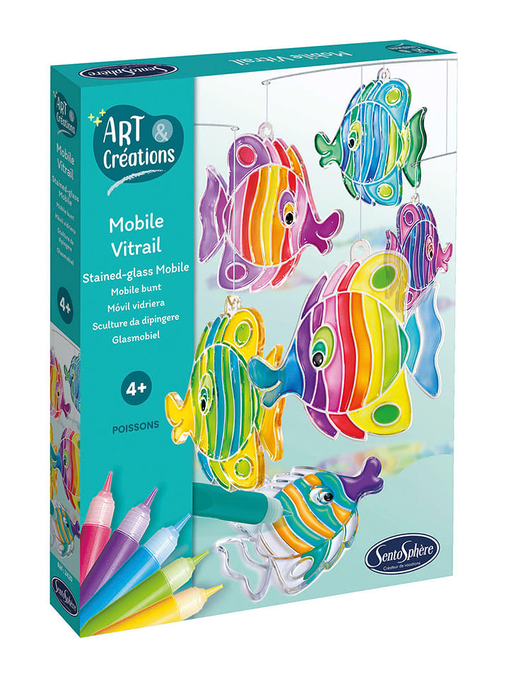 SentoSphere Zestaw do majsterkowania "Mobile Fishes" - 4+ rozmiar: onesize