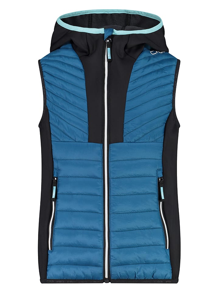 CMP Kamizelka hybrydowa w kolorze niebiesko-czarnym rozmiar: 128