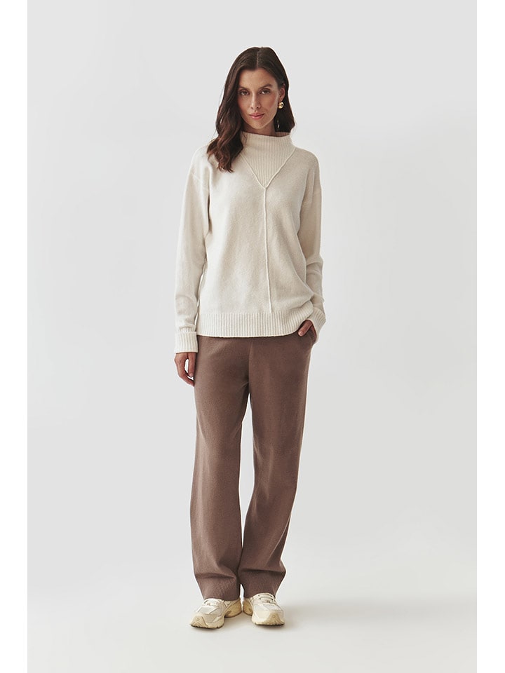 TATUUM Sweter w kolorze kremowym rozmiar: XS