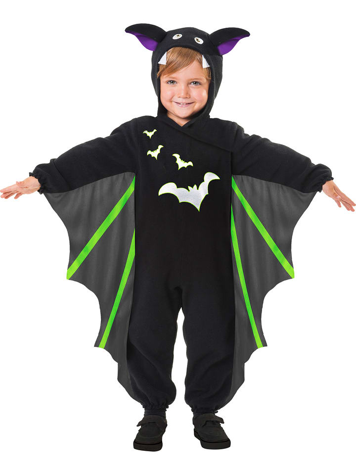 amscan Kombinezon kostiumowy "Iddy Biddy Bat" w kolorze czarnym rozmiar: 92/98