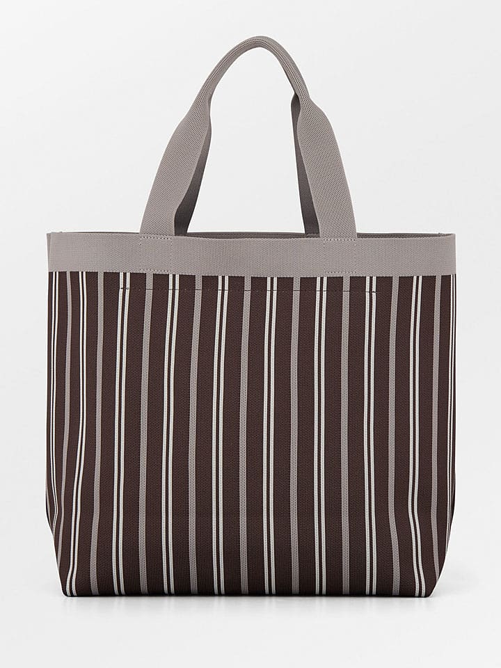 Becksöndergaard Shopper bag w kolorze brązowo-jasnoszarym - 35 x 35 x 15 cm rozmiar: onesize
