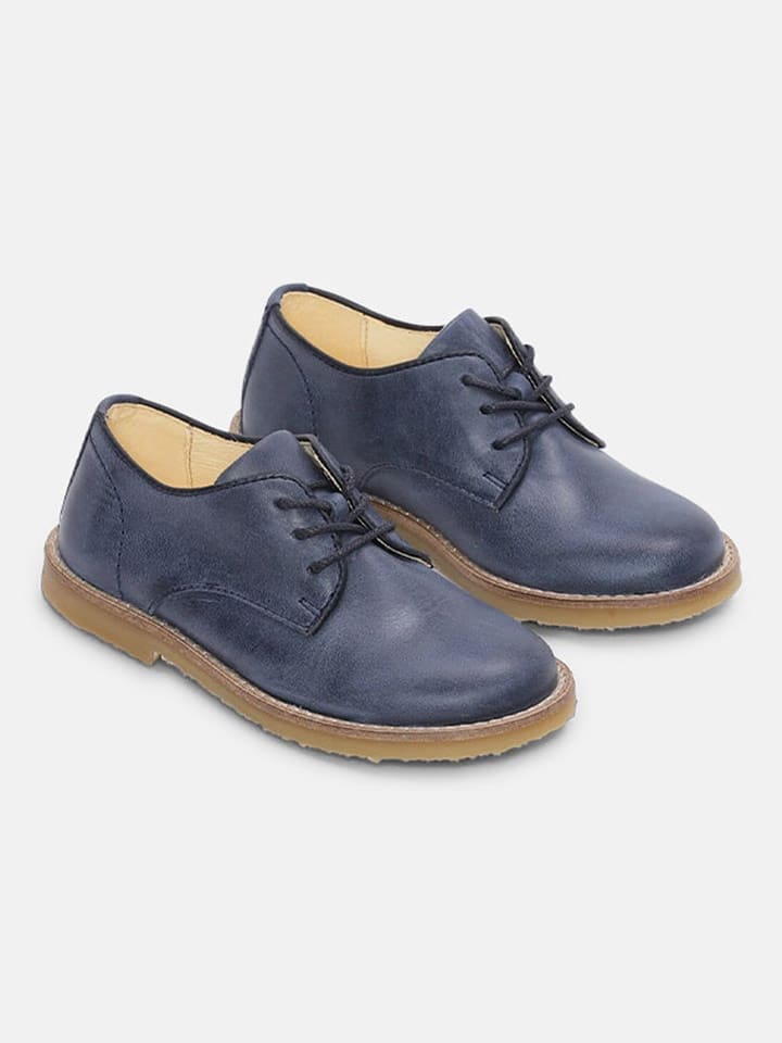 Bundgaard Skórzane trzewiki "Timmi" w kolorze granatowym rozmiar: 42