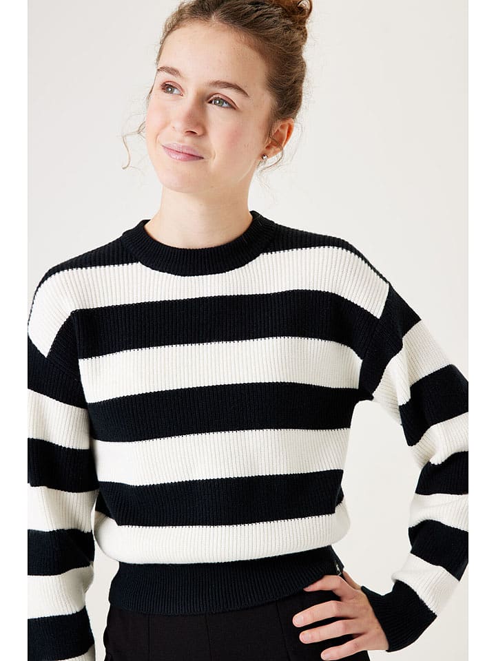 Garcia Sweter w kolorze czarno-białym rozmiar: 128/134