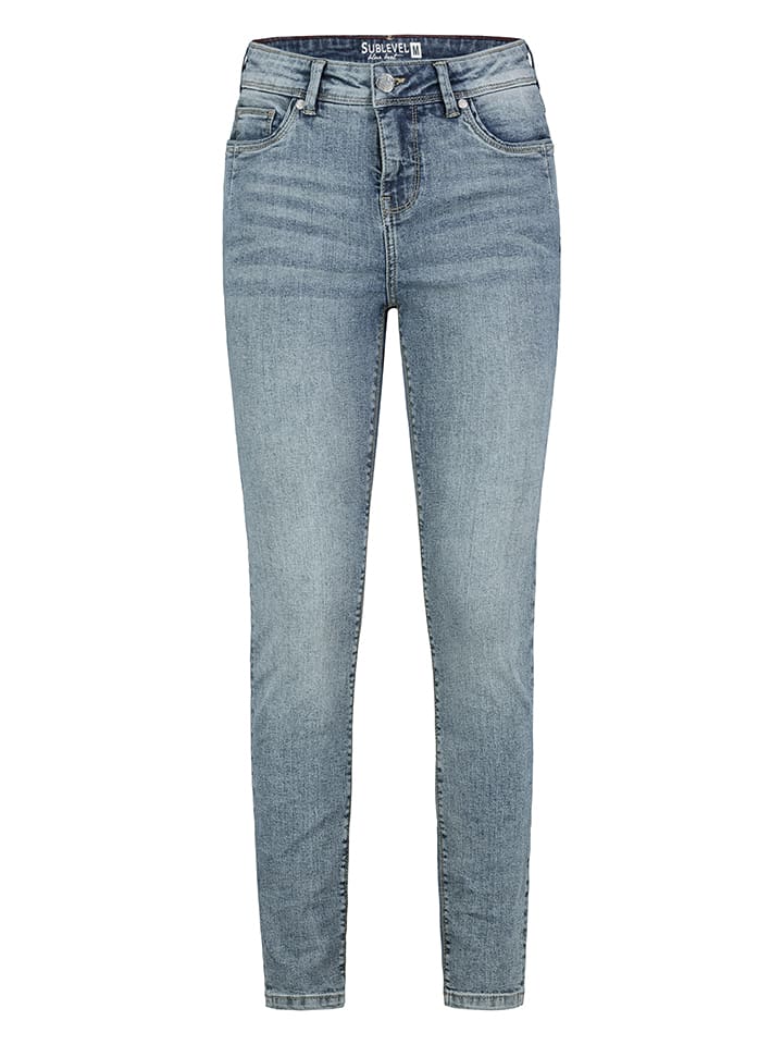 Sublevel Dżinsy - Skinny fit - w kolorze błękitnym rozmiar: S