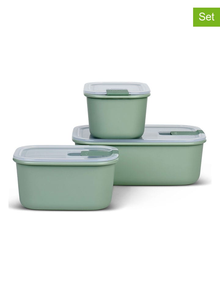 Mepal Pojemniki (3 szt.) w kolorze zielonym rozmiar: onesize