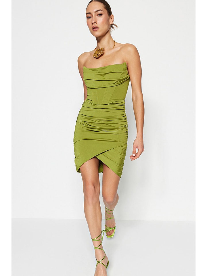 trendyol Sukienka w kolorze zielonym rozmiar: 42