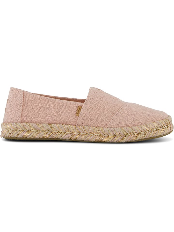 TOMS Espadryle w kolorze jasnoróżowym rozmiar: 38