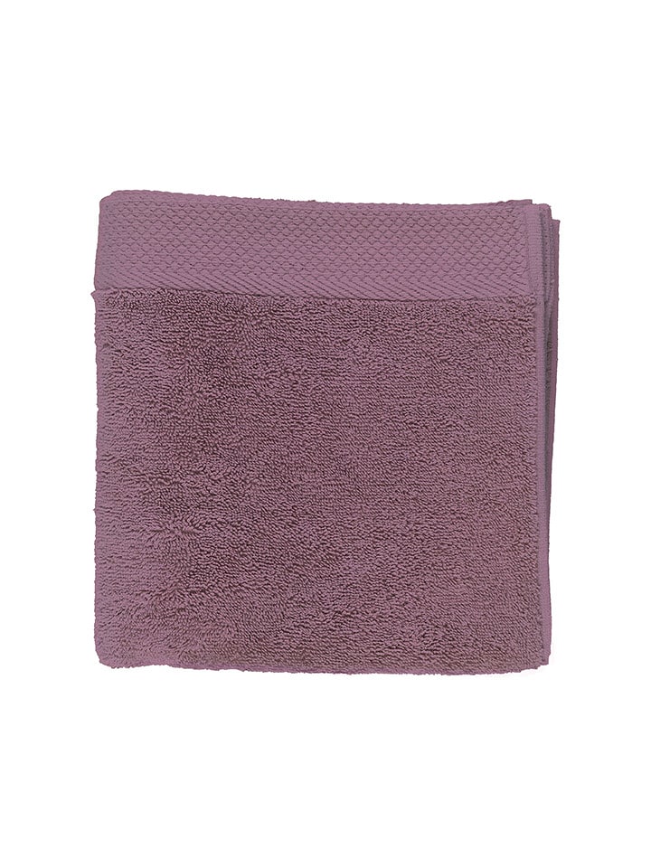 Soft by Perle de Coton Ręcznik "Epo" w kolorze fioletowym do rąk rozmiar: 100x150 cm