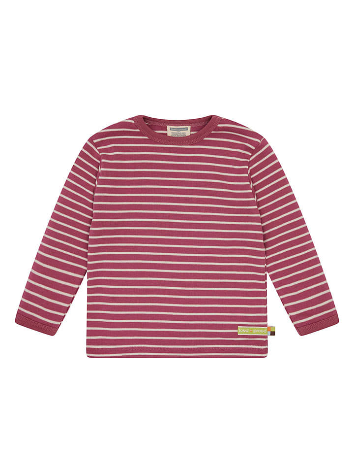 loud + proud Koszulka w kolorze różowo-kremowym rozmiar: 122/128