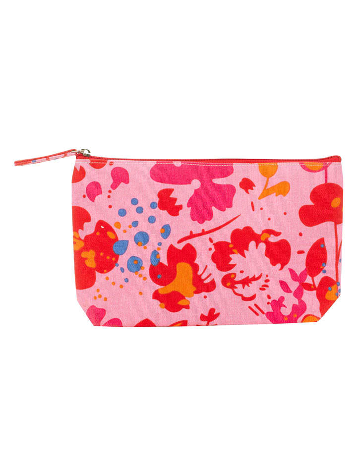 Overbeck and Friends Kosmetyczka "Viola" w kolorze jasnoróżowo-czerwonym - 26 x 15 x 5 cm rozmiar: onesize