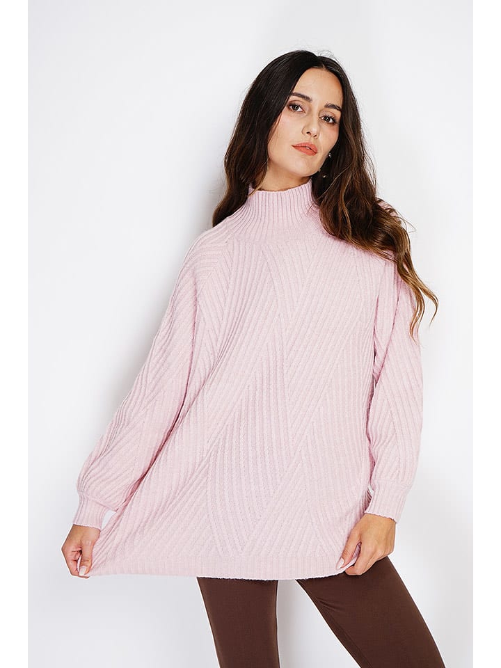 C& Jo Sweter w kolorze jasnoróżowym rozmiar: 36