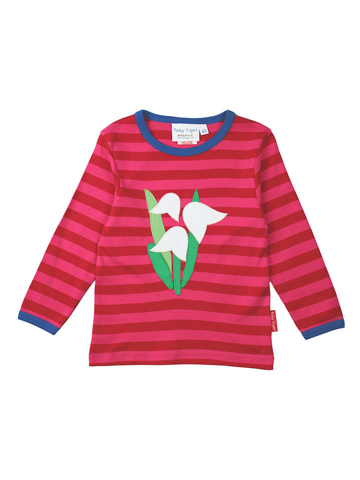 Toby Tiger Koszulka w kolorze różowym rozmiar: 122