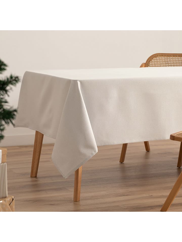 GAMUSI Obrus "Lights" w kolorze srebrno-szarym rozmiar: 140x140 cm