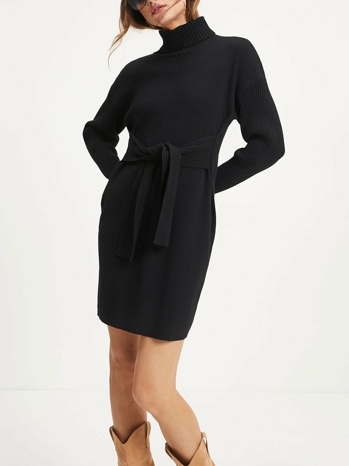 LA Angels Sukienka dzianinowa w kolorze czarnym rozmiar: S