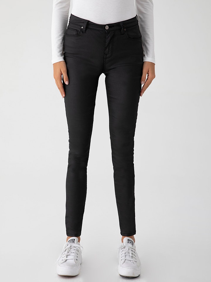 LTB Dżinsy "Florian" - Skinny fit - w kolorze czarnym rozmiar: W26/L32