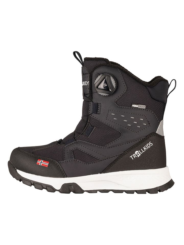 Trollkids Botki zimowe "Kirkenes" w kolorze czarnym rozmiar: 28