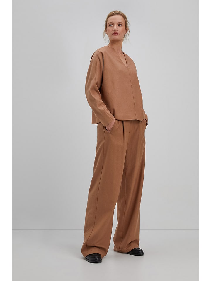 Josephine & Co Sweter w kolorze karmelowym rozmiar: 44