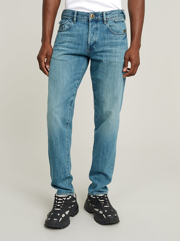 G-Star Dżinsy - Tapered fit - w kolorze błękitnym rozmiar: W35/L36